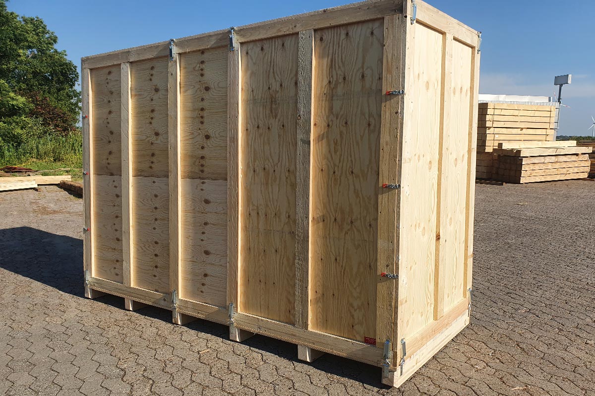 Holzverpackungen: Kisten und Verschläge